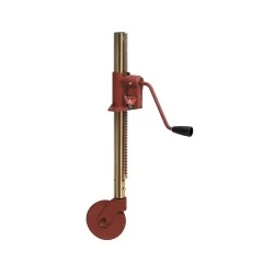 BULLDOG RACK & GEAR HEAVY DUTY TRAILER JACK W/ STEEL WHEEL ~ 1200  lbs. ~ 19" Lift 