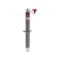 BULLDOG Round Trailer Jack, A-Frame, 5,000 lbs. Lift Capacity, Top Wind, Bolt-On, 15 in. Travel