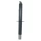 BULLDOG Round Trailer Jack, A-Frame, 5,000 lbs. Lift Capacity, Top Wind, Bolt-On, 15 in. Travel