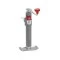 Bulldog 5,000 lbs. Round Pipe Mount Swivel Trailer Jack Topwind 10" Lift w/ Pull Pin