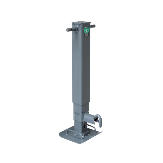 Bulldog 12,000 lbs. Square Trailer Jack Sidewind 26" Lift Drop Leg Non Spring Return