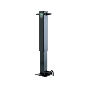 Bulldog 12,000 lbs. Square Trailer Jack Sidewind 26" Lift Drop Leg w/ Spring Return