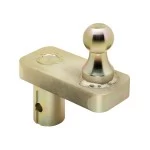 Draw-Tite Gooseneck Trailer Hitch w/ 5" Offset Ball for 99-19 Chevy GMC Silverado Sierra 1500 99-04 2500 LD Turnover w/ Brackets Rails Under Bed 2-5/16" Ball