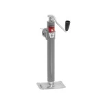 198200 BULLDOG Round Trailer Jack Side Mount 7000 lbs. Lift Capacity Top Wind Weld-On 15 inch Travel Bulldog 7,000 lbs. Round Pipe Mount Swivel Trailer Jack Topwind 15" Lift w/ Pull Pin