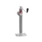 Bulldog 7,000 lbs. Round Pipe Mount Swivel Trailer Jack Topwind 15" Lift w/ Pull Pin
