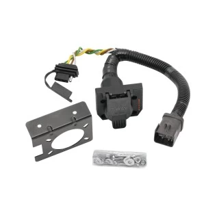 Class 5 Trailer Hitch w/ 7-Way Wiring Harness Kit For 03-09 Dodge Ram 2500 3500 w/ Factory Hitch w/ Tow Prep PKG 2-5/16" and 2" Ball 10" Long 5" Drop Draw Bar and Towing Lock