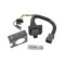 Class 5 Trailer Hitch w/ 7-Way Wiring Harness Kit For 03-09 Dodge Ram 2500 3500 w/ Factory Hitch w/ Tow Prep PKG 2-5/16" and 2" Ball 10" Long 5" Drop Draw Bar and Towing Lock