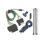 4-Flat Wiring Harness Tow Plug Kit to 5-Flat Connector Assembly
