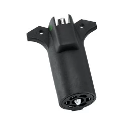 7-Way RV Round Tow Plug Harness Flat Pin to 5-Flat Adapter w/LED Lamp Out By-Pass for European Vehicles