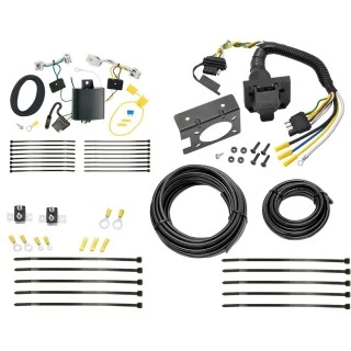 Trailer Hitch 7 Way RV Wiring Kit For 17-19 INFINITI QX30 Plug Prong Pin Brake Control Ready