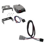 Trailer Brake Control For 20-25 Jeep Gladiator 18-25 Wrangler JL w/ Plug Play Wiring Adapter Proportional Draw-Tite Electric Trailer Brakes Module Box Controller