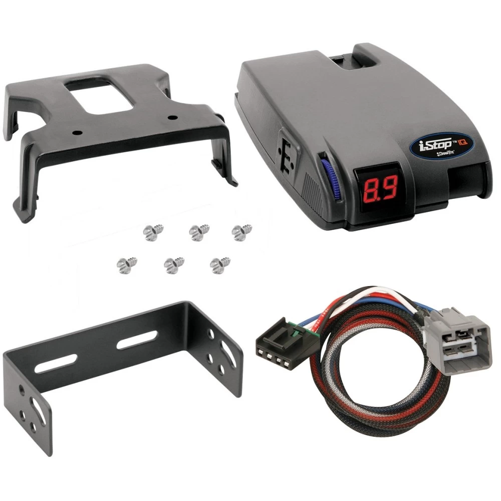 Trailer Brake Control for 14-23 Jeep Cherokee w/ Plug Play Wiring Adapter Proportional Draw-Tite Eletric Trailer Brakes Module Box Controller