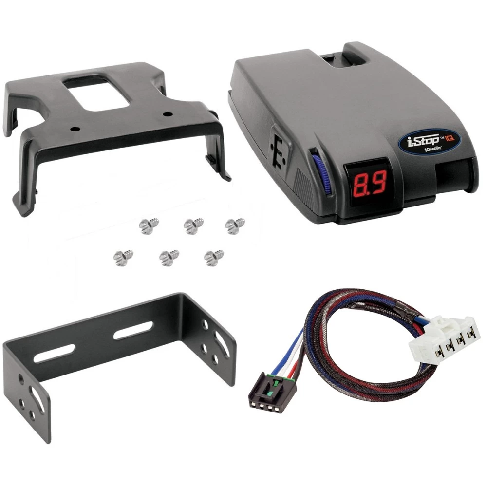 Trailer Brake Control for 95-09 Dodge RAM 1500 2500 3500 w/ Plug Play Wiring Adapter Proportional Draw-Tite Eletric Trailer Brakes Module Box Controller