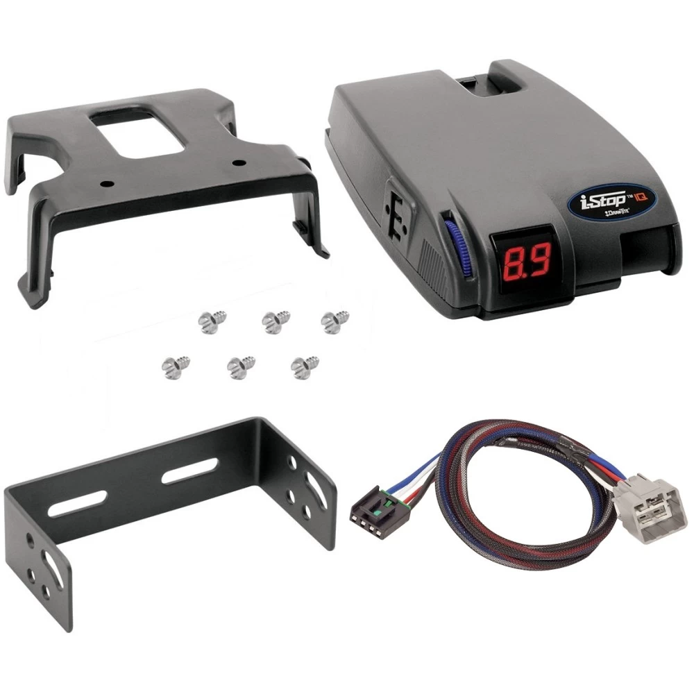 Trailer Brake Control for 10-12 Dodge Ram 1500 2500 3500 4500 5500 w/ Plug Play Wiring Adapter Proportional Draw-Tite Eletric Trailer Brakes Module Box Controller