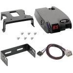 Trailer Brake Control for 10-12 Dodge Ram 1500 2500 3500 4500 5500 w/ Plug Play Wiring Adapter Proportional Draw-Tite Eletric Trailer Brakes Module Box Controller
