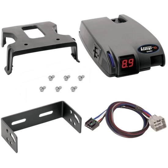 Trailer Brake Control for 10-12 Dodge Ram 1500 2500 3500 4500 5500 w/ Plug Play Wiring Adapter Proportional Draw-Tite Eletric Trailer Brakes Module Box Controller