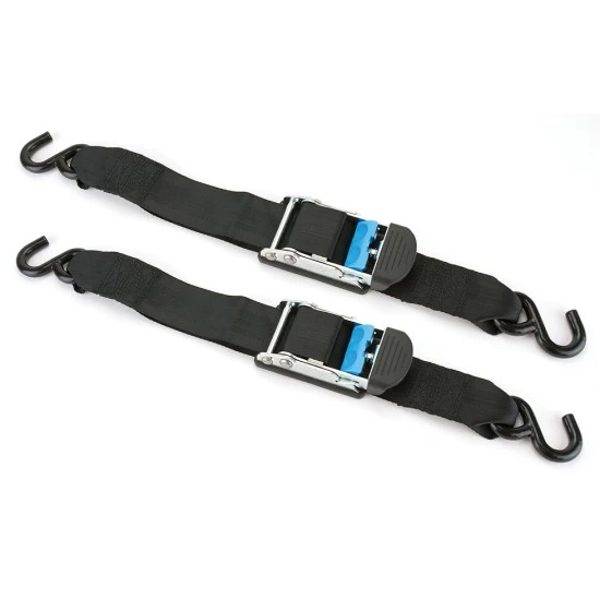 2060400 2-Pack Reese Gunwale Zinc Transom Tie Down Ratchet Straps 2 x 24 Inch Strap Retractable 833 lbs Load 2,500 lbs Break Strength Truck Trailer Boat Marine 2-Pack Reese Gunwale Zinc Transom Tie Down Ratchet Straps 2 x 24 Inch Strap Retractable 833 lbs Load 2,500 lbs Break Strength Truck Trailer Boat Marine