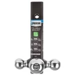 Reese Triple Ball Trailer Hitch Ball Mount Fits 2" Tow Receiver 1-7/8" 2" and 2-5/16" Balls Chrome