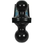 Reese Dual Ball Trailer Hitch Ball Mount Fits 2" Tow Receiver 2" Ball has Drop 2-5/16" has 3/4" Rise 10" Long