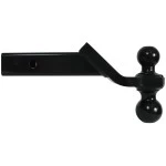 Reese Dual Ball Trailer Hitch Ball Mount Fits 2" Tow Receiver 2" Ball has Drop 2-5/16" has 3/4" Rise 10" Long