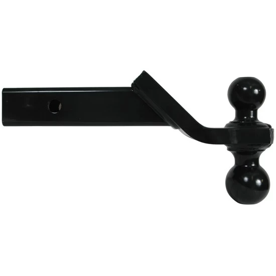 Reese Dual Ball Trailer Hitch Ball Mount Fits 2" Tow Receiver 2" Ball has Drop 2-5/16" has 3/4" Rise 10" Long