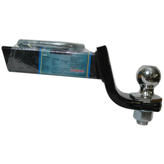 21543 Reese Towpower Interlock Trailer Hitch Ball Mount Starter Kit 5000 lbs. Capacity Fits 2 inch Receiver 3-1/4 inch Drop Black Reese 5,000 lbs Interlock Ball Mount Kit w/ 2" Ball Pin/Clip Fits 2" Trailer Tow Hitch Receiver 3-1/4" Drop 2" Rise 9" Long