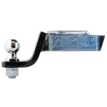 Reese 6,000 lbs Ball Mount Kit w/ 2" Ball Pin/Clip Fits 2" Trailer Tow Hitch Receiver 3-1/4" Drop 2" Rise 9" Long