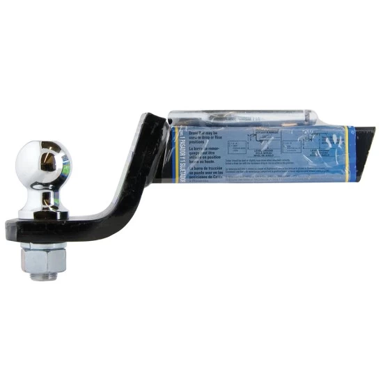 Reese 6,000 lbs Ball Mount Kit w/ 2" Ball Pin/Clip Fits 2" Trailer Tow Hitch Receiver 3-1/4" Drop 2" Rise 9" Long