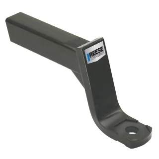 Reese 5,000 lbs Ball Mount Fits 2" Receiver 4-1/4" Drop 4" Rise 10" Long 1" Ball Hole w/InterLock