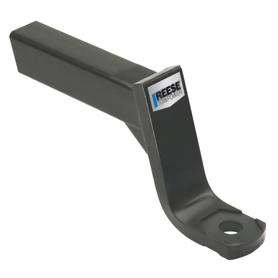 21794 Reese Towpower Trailer Hitch Ball Mount 5000 lbs. Capacity Fits 2 inch Receiver 5-1/4 inch Drop Black Reese 5,000 lbs Ball Mount Fits 2" Receiver 4-1/4" Drop 4" Rise 10" Long 1" Ball Hole w/InterLock