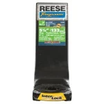 21794 Reese Towpower Trailer Hitch Ball Mount 5000 lbs. Capacity Fits 2 inch Receiver 5-1/4 inch Drop Black Reese 5,000 lbs Ball Mount Fits 2" Receiver 4-1/4" Drop 4" Rise 10" Long 1" Ball Hole w/InterLock