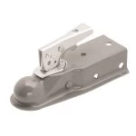 Fulton Fas-Lok Trailer Coupler 3" Channel Tongue 2" Ball 3,500 lbs. Trigger Latch Primed