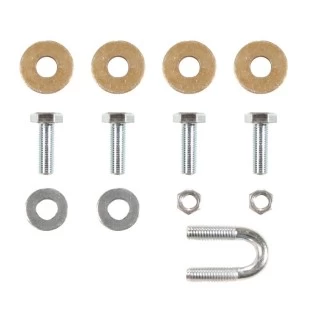 HWKIT1 Draw-Tite Hardware Kit Class 1 Trailer Hitches Trailer Tow Hitch Hardware Fastener Kit For 94-97 Honda Accord Excluding Wagon 1-1/4" Towing Receiver Class 1