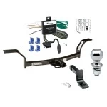 Trailer Tow Hitch For 97-01 Acura EL Complete Package w/ Wiring Draw Bar and 1-7/8" Ball