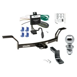 Trailer Tow Hitch For 97-01 Acura EL All Models Complete Package w/ Wiring Draw Bar and 2" Ball