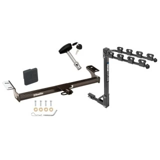 Custom Fit Trailer Hitch3 Bike Carrier Security Lock Pin Rubber Hitch Plug Cover Installation Hardware Installation Instructions 24704 1393100G 580407 2211 Draw-Tite Trailer Tow Hitch 4 Bike Rack 96-05 Toyota RAV4 tilt away adult or child arms fold down Trailer Tow Hitch w/ 4 Bike Rack For 96-05 Toyota RAV4 tilt away adult or child arms fold down carrier w/ Lock and Cover