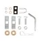 Trailer Tow Hitch For 01-05 Honda Civic Sedan Receiver w/ Wiring Harness Kit