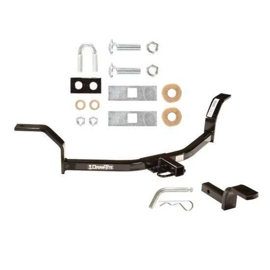 Trailer Tow Hitch For 01-05 Honda Civic Coupe & Sedan 1-1/4" Receiver Class 1 w/ Draw Bar Kit