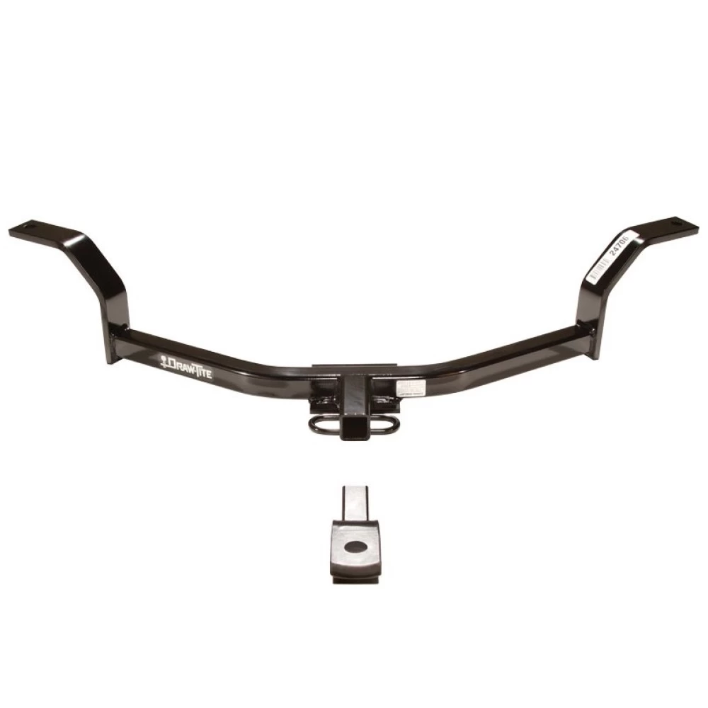 Trailer Tow Hitch For 01-05 Honda Civic Sedan Deluxe Package Wiring 2" and 1-7/8" Ball and Lock
