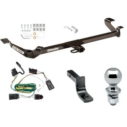 Trailer Tow Hitch For 05-10 Chevrolet Cobalt Coupe, Exc Sport and SS Complete Package w/ Wiring Draw Bar and 2" Ball