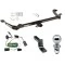 Trailer Tow Hitch For 05-10 Chevrolet Cobalt Coupe, Exc Sport and SS Complete Package w/ Wiring Draw Bar and 1-7/8" Ball and Lock