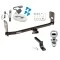 Trailer Tow Hitch For 05-09 Ford Mustang Complete Package w/ Wiring Draw Bar and 2" Ball