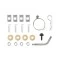 Trailer Tow Hitch For 05-09 Ford Mustang Deluxe Package Wiring 2" and 1-7/8" Ball and Lock