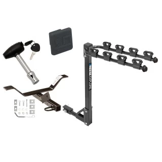 Custom Fit Trailer Hitch4 Bike Carrier Security Lock Pin Rubber Hitch Plug Cover Installation Hardware Installation Instructions 24755 1393100G 580407 2211 Draw-Tite Trailer Tow Hitch 4 Bike Rack 04-08 Acura TL tilt away adult or child arms fold down ca Trailer Tow Hitch w/ 4 Bike Rack For 04-08 Acura TL tilt away adult or child arms fold down carrier w/ Lock and Cover