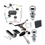 Trailer Tow Hitch For 04-08 Acura TL All Models Deluxe Package Wiring 2" and 1-7/8" Ball and Lock