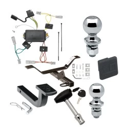 Trailer Tow Hitch For 04-08 Acura TL All Models Deluxe Package Wiring 2" and 1-7/8" Ball and Lock