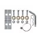 Reese Trailer Tow Hitch For 05-10 Chevy Cobalt 06-11 HHR 07-09 Pontiac GT Trailer Tow Hitch w/ Wiring Kit