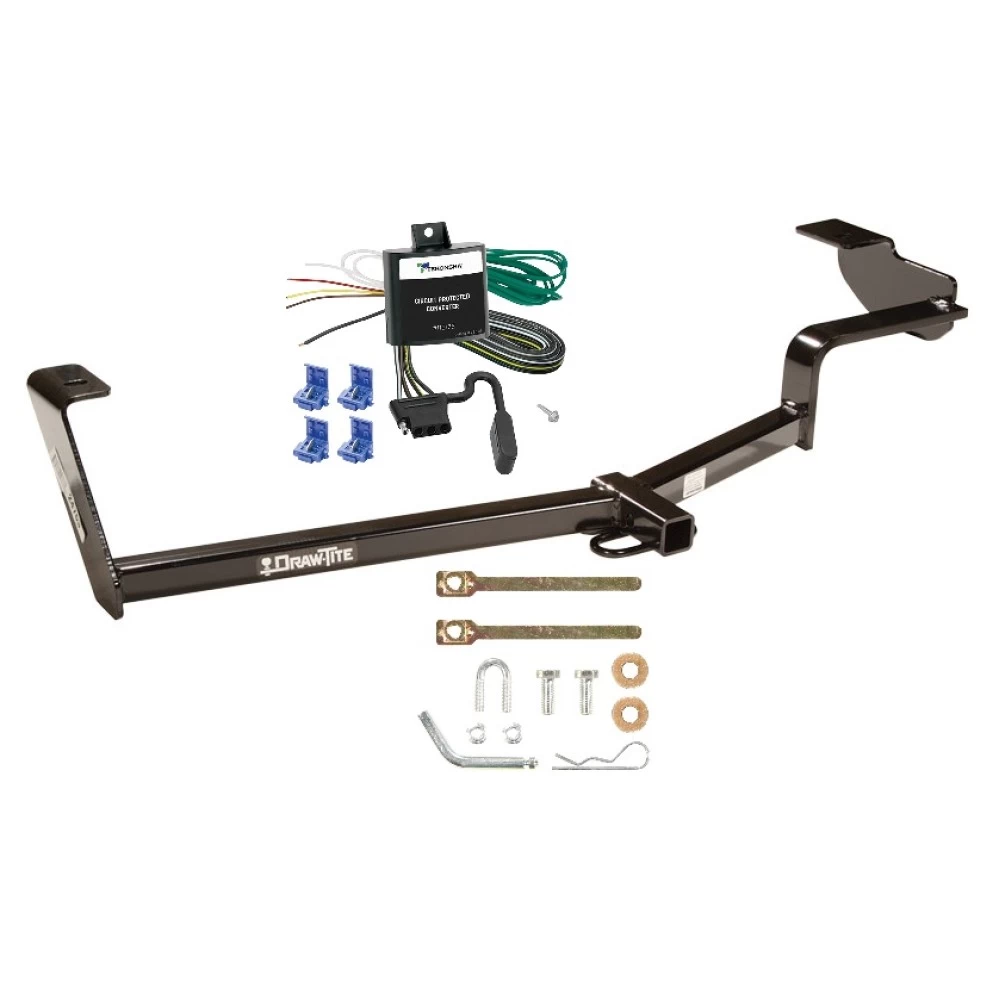 Trailer Tow Hitch For 06-11 Honda Civic Sedan Si & Hybrid Trailer Hitch Tow Receiver w/ Wiring Harness Kit