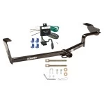 Trailer Tow Hitch For 06-11 Honda Civic Sedan Si & Hybrid Trailer Hitch Tow Receiver w/ Wiring Harness Kit