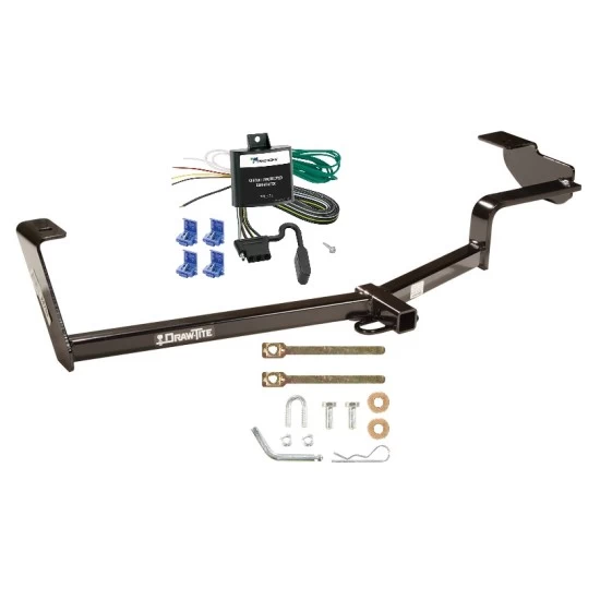 Trailer Tow Hitch For 06-11 Honda Civic Sedan Si & Hybrid Trailer Hitch Tow Receiver w/ Wiring Harness Kit